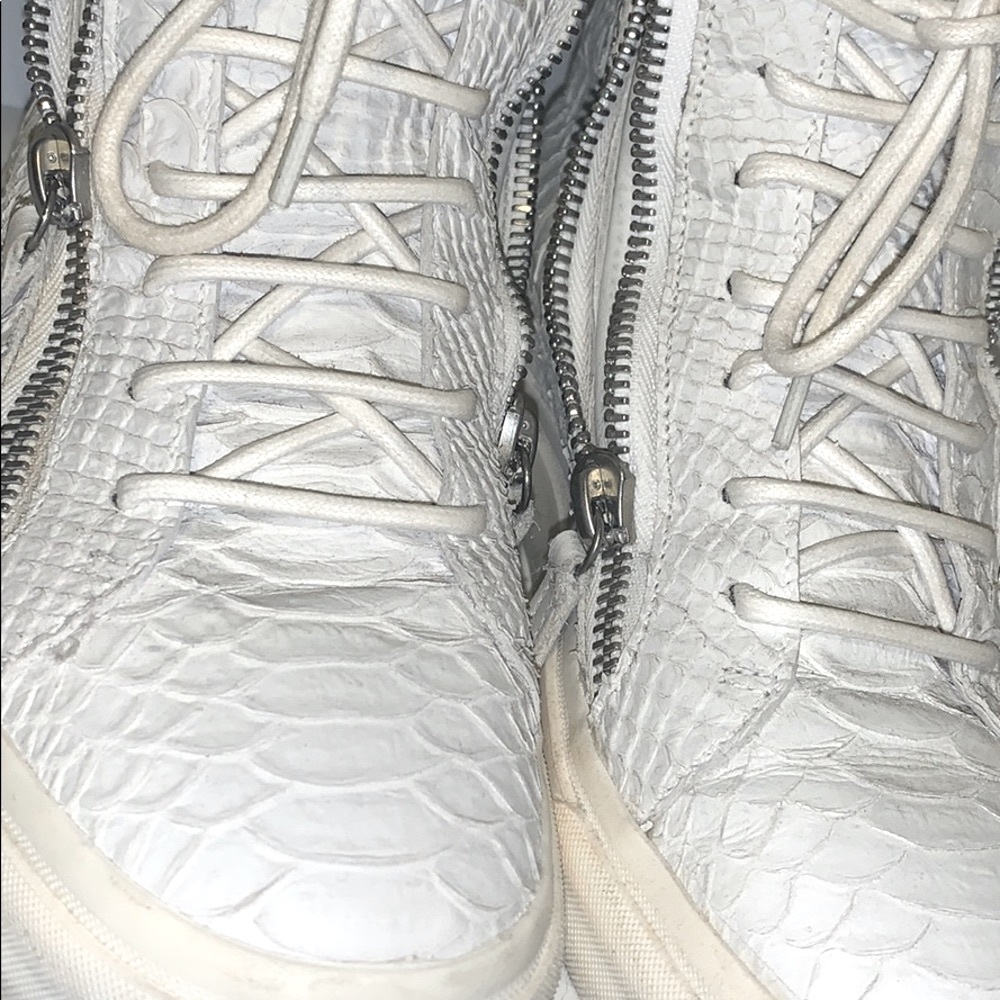 Python Double Zip Crocodile May London High Top S… - image 3